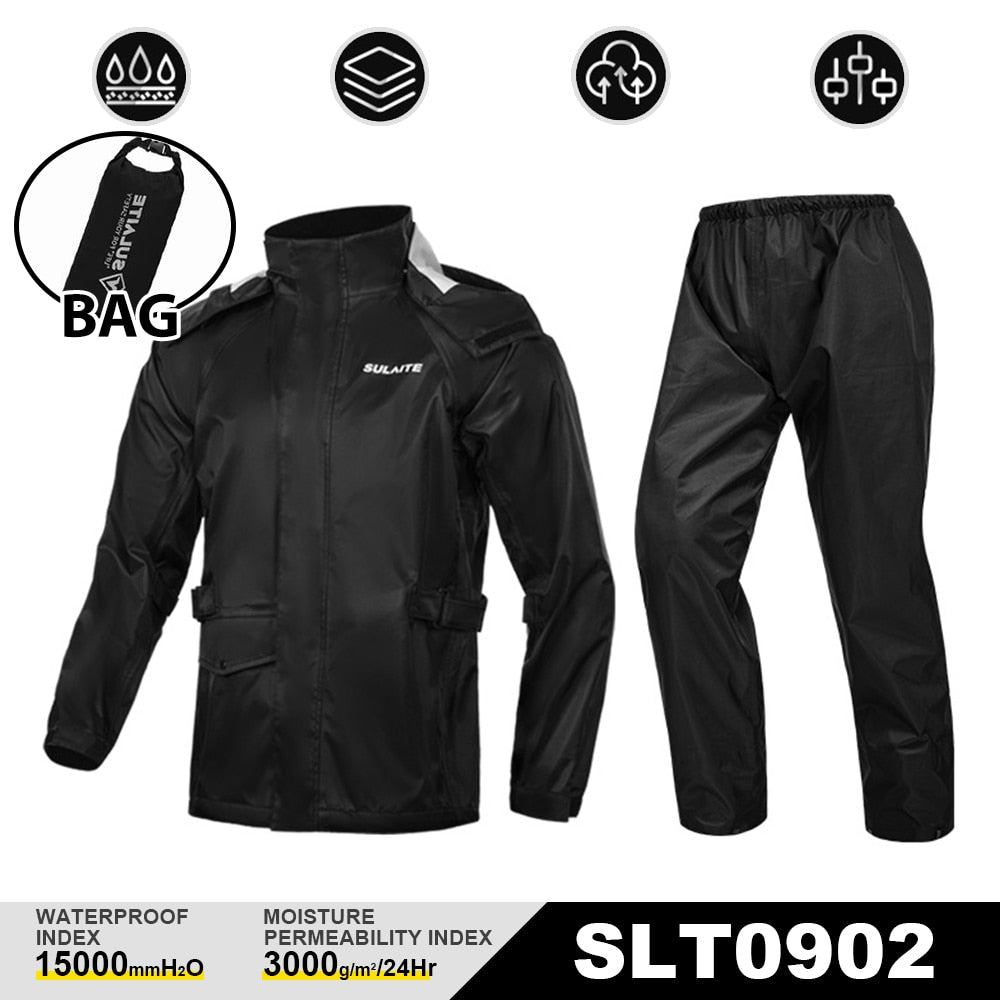 Motorcycle Raincoat Jacket Men Women Clothing Windproof Waterproof Raincoat