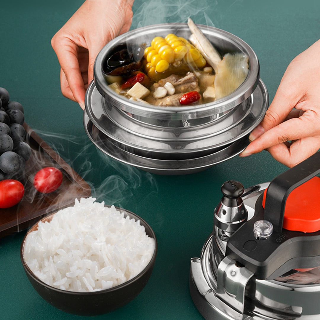 1.4L Outdoor Pressure Cooker MIni Electric Rice Cookers Cooking Pot Kitchen Cookware