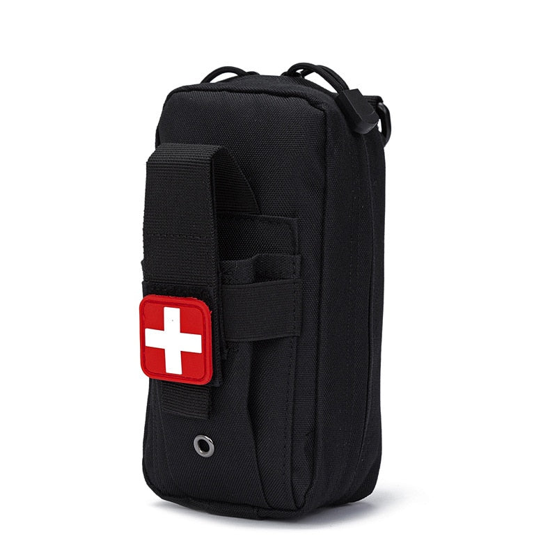 Outdoor First Aid Kit Tactical Molle Medical Bag Military EDC Waist Pack Hunting Camping Bag