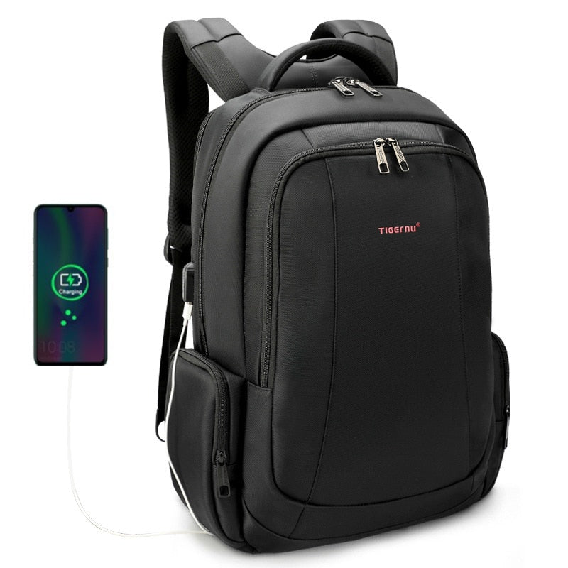 Men's Backpack 15.6 17.3inch Laptop For Anti Theft School Travel Bag Mochila