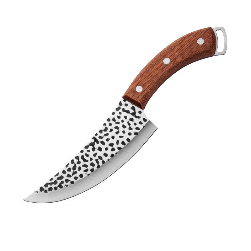 5.5" Kitchen Knife Professional Boning Knife Handmade  Forged Stainless Steel Outdoor Hunting