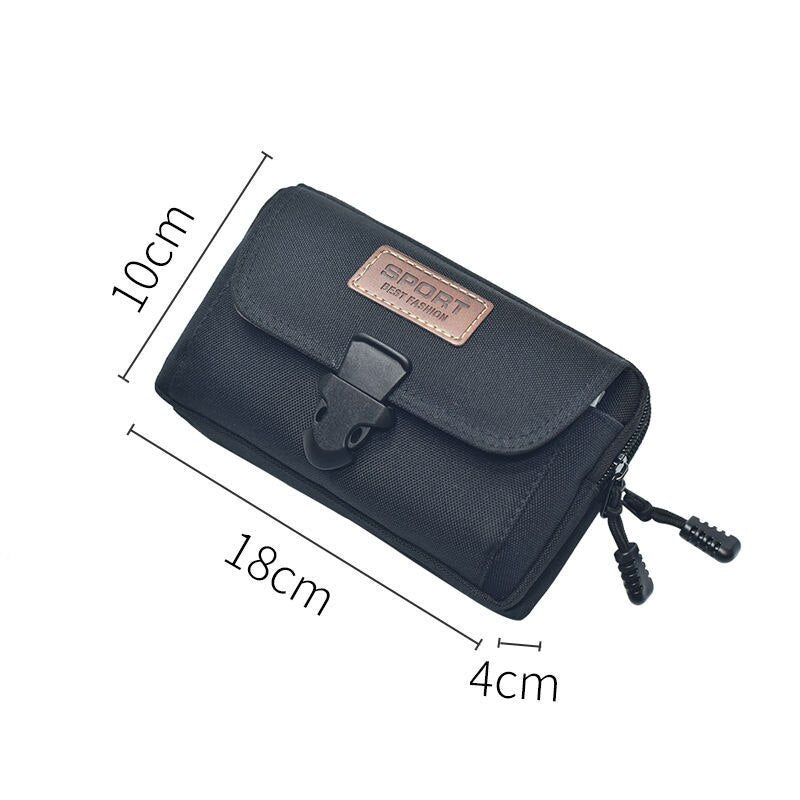 Nylon Tactical Bag Outdoor Molle Military Waist Fanny Pack Men Phone Pouch Camping Purses