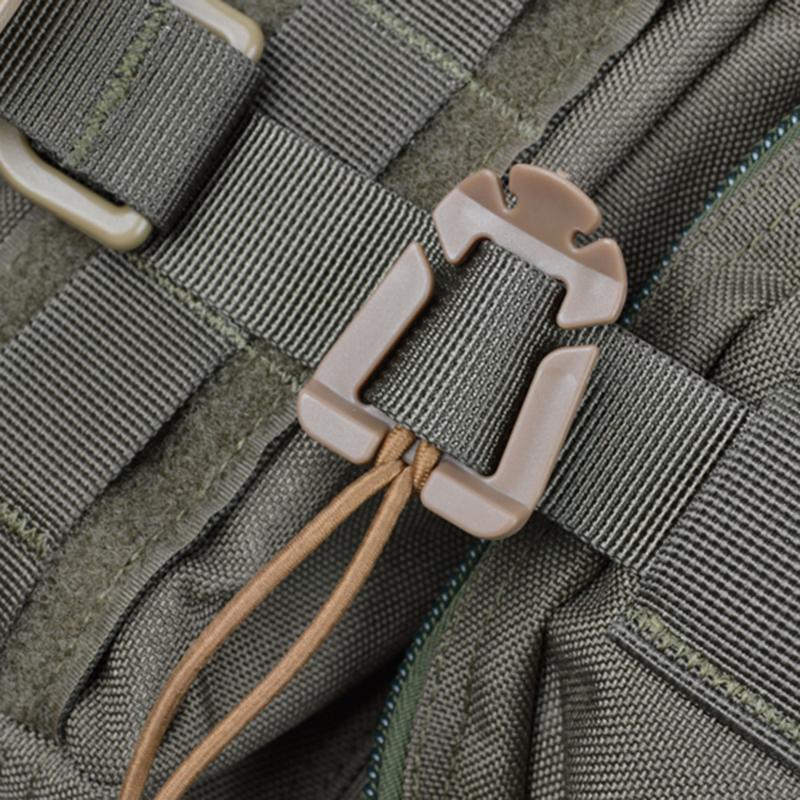 5/1pcs Molle Backpack Buckle Tactical EDC Survival Hanger Tools Gear Hunting Outdoor Carabiner