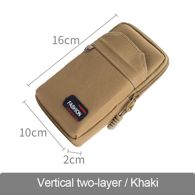 Nylon Tactical Bag Outdoor Molle Military Waist Fanny Pack Men Phone Pouch Camping Hunting