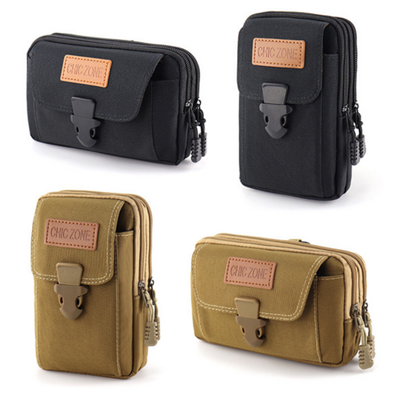 Nylon Tactical Bag Outdoor Molle Military Waist Fanny Pack Men Phone Pouch Camping Purses