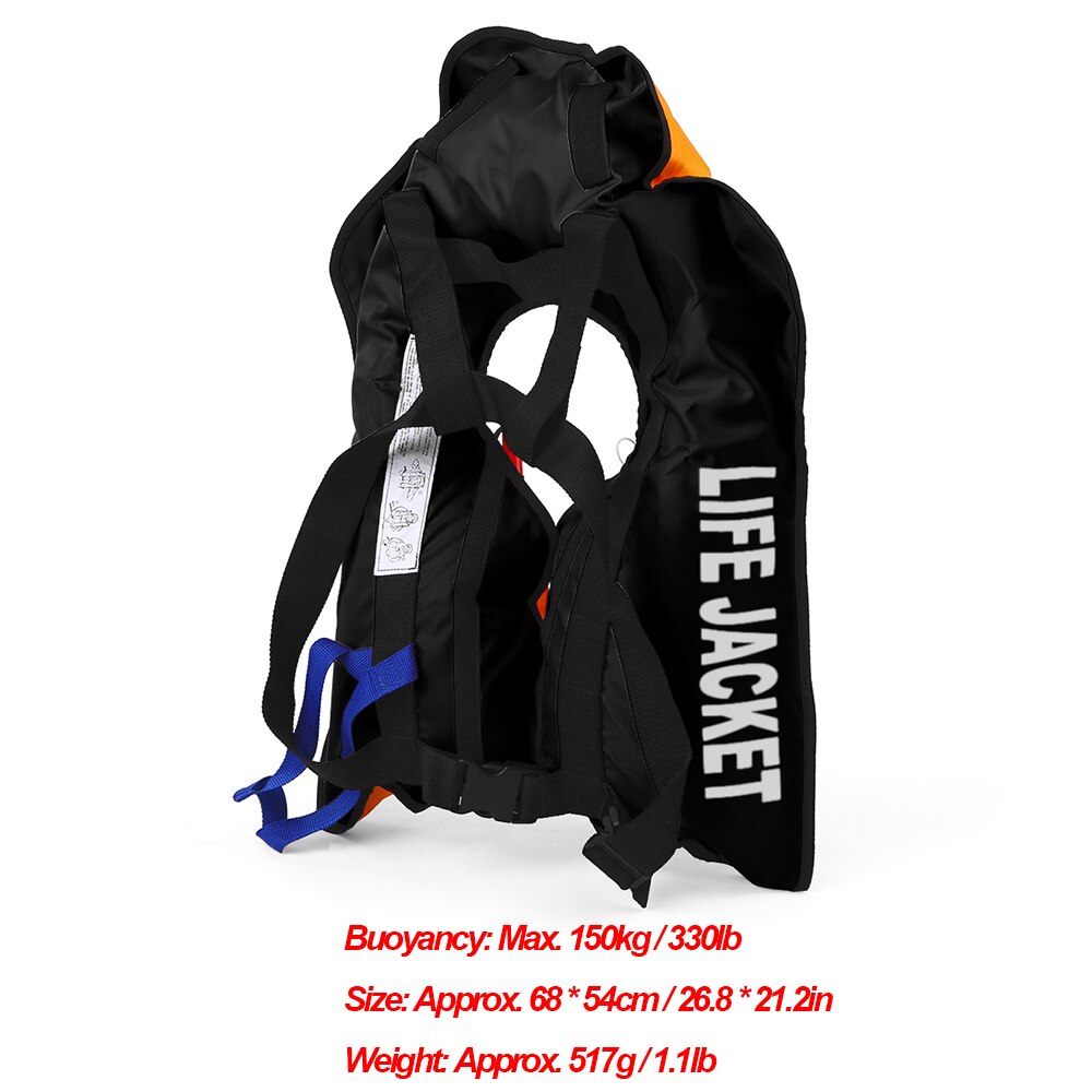 2023 Professional Life Jacket Swiming Fishing Life Vest Manual Inflatable Adult Swimwear