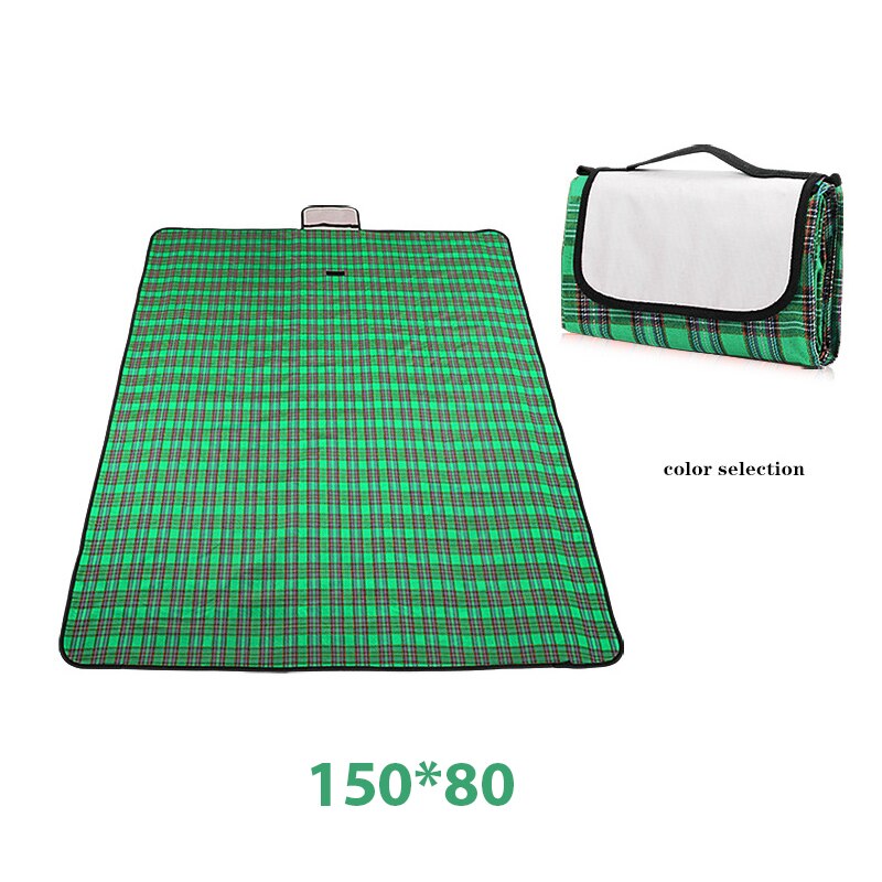 Camping Picnic Mat Portable Beach Blanket Waterproof Moistureproof Plaid Beach Hiking