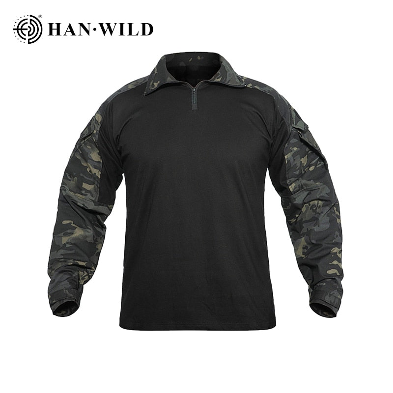 HAN WILD G3 Combat Shirt or Pants with Pads Airsoft Tactical Trouser MultiCam Hunting