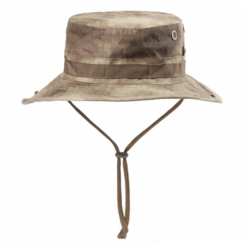 Waterproof Bucket Hat Summer Men Women Boonie Hat Outdoor UV Protection Wide Brim