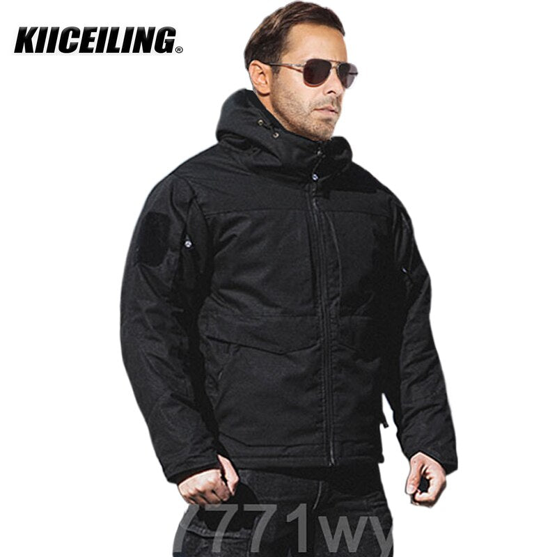 KIICEILING Polar Winter Warm Waterproof Windbreakers Military Tactical Hunting Camping