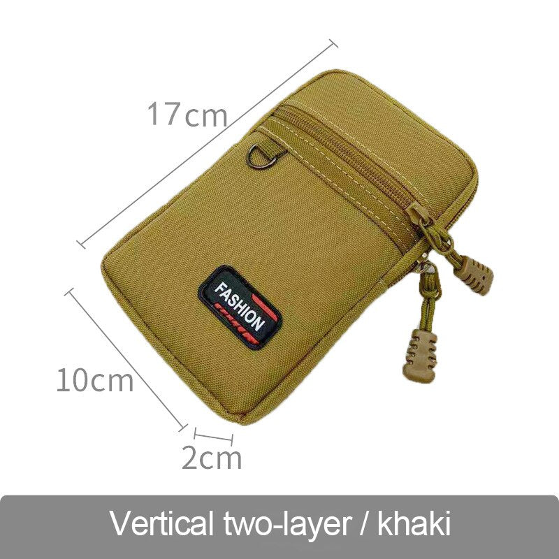 Nylon Tactical Bag Outdoor Molle Military Waist Fanny Pack Men Phone Pouch Camping Hunting