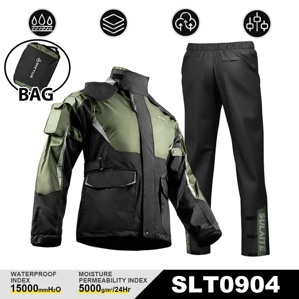 Motorcycle Raincoat Jacket Men Women Clothing Windproof Waterproof Raincoat