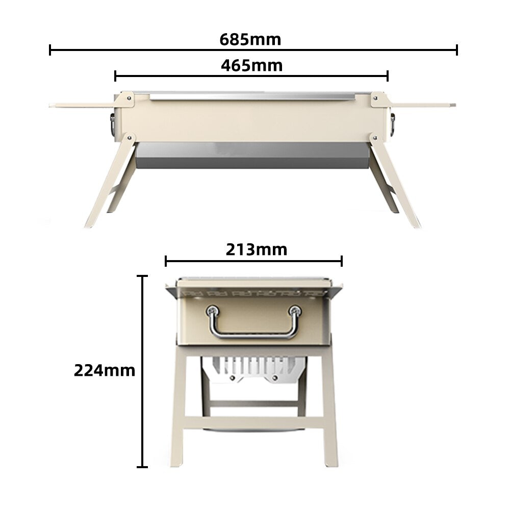 Mini Wood Stove Foldable Grill Stove Outdoor Survival Travel Portable Cooking Tool Mini Camping