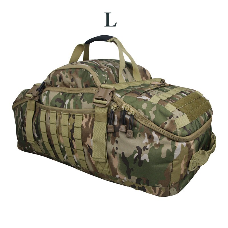 LQARMY Camping Backpacks Men Military Tactical Molle Army Hiking Travel Sports Gym Duffel Bag