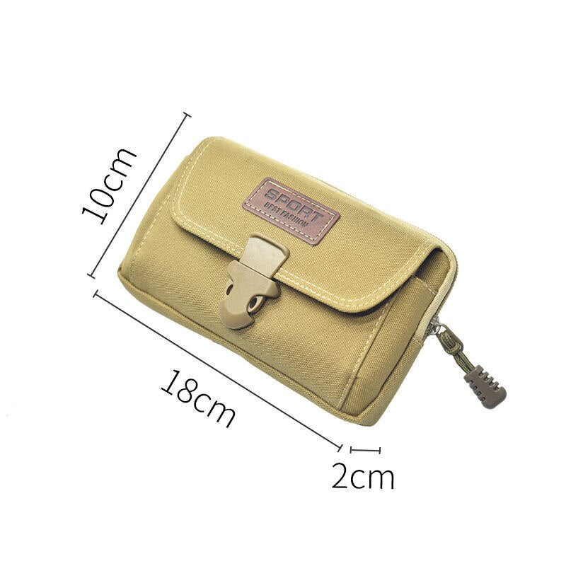 Nylon Tactical Bag Outdoor Molle Military Waist Fanny Pack Men Phone Pouch Camping Purses