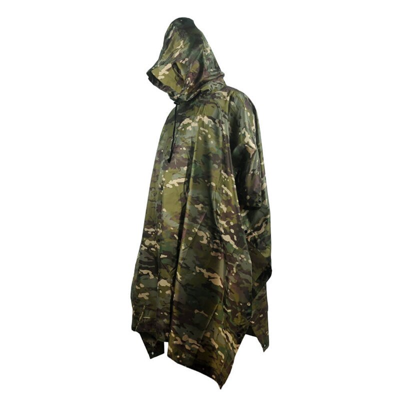 Impermeable Raincoat Poncho Outdoor Military Tactical Rainwear Camping Hiking Hunting