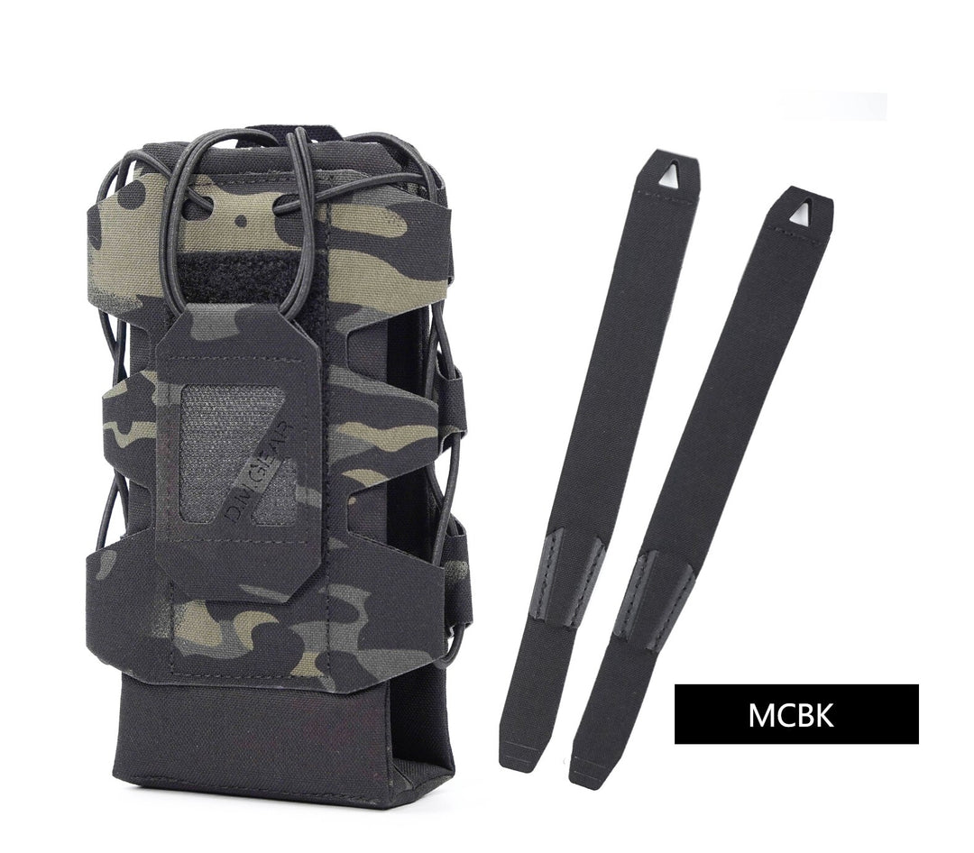 DMGear Tactical Molle Radio Pouch Water Bag Walkie Talkie Military Holder Pocket Interphone