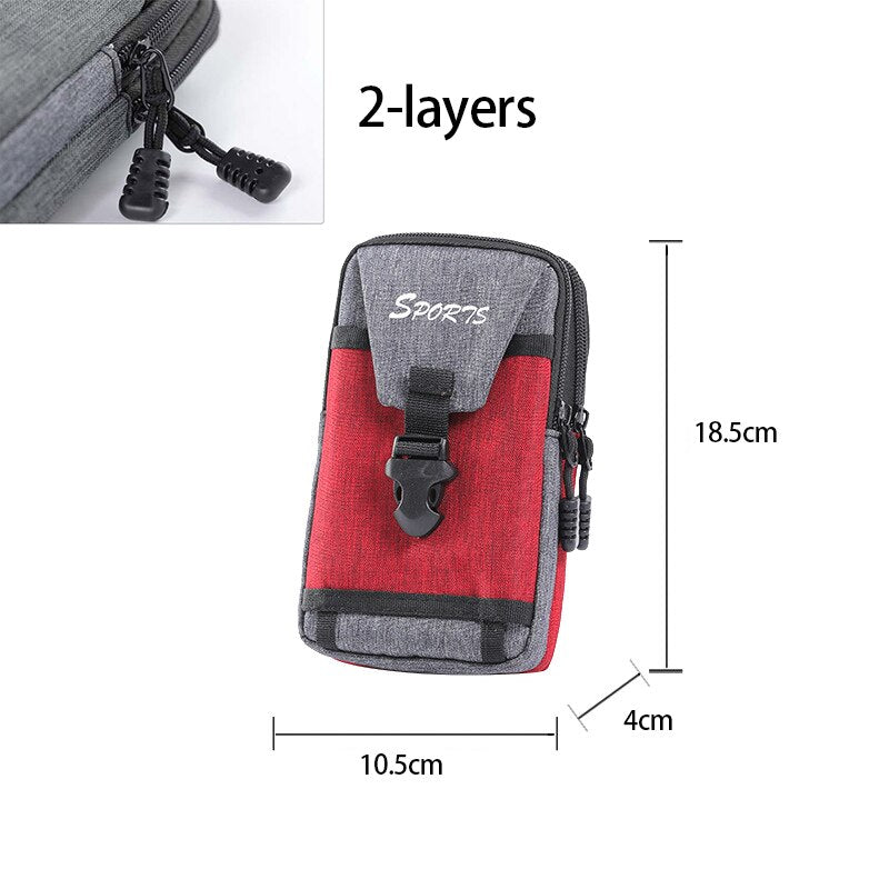 Nylon Tactical Bag Outdoor Molle Military Waist Fanny Pack Men Phone Pouch Camping Hunting