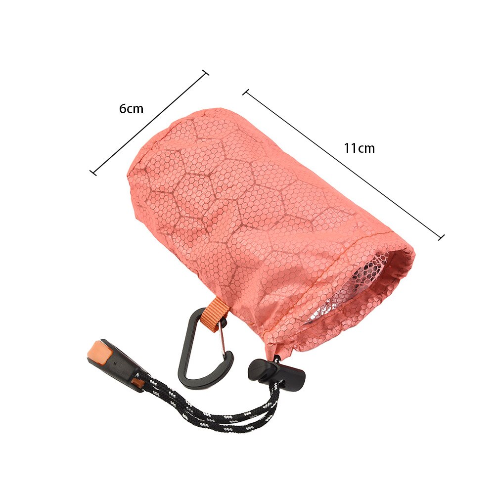 Outdoor Thermal Waterproof Sleeping Storage Bags 11x6cm Aluminum Film Accessories