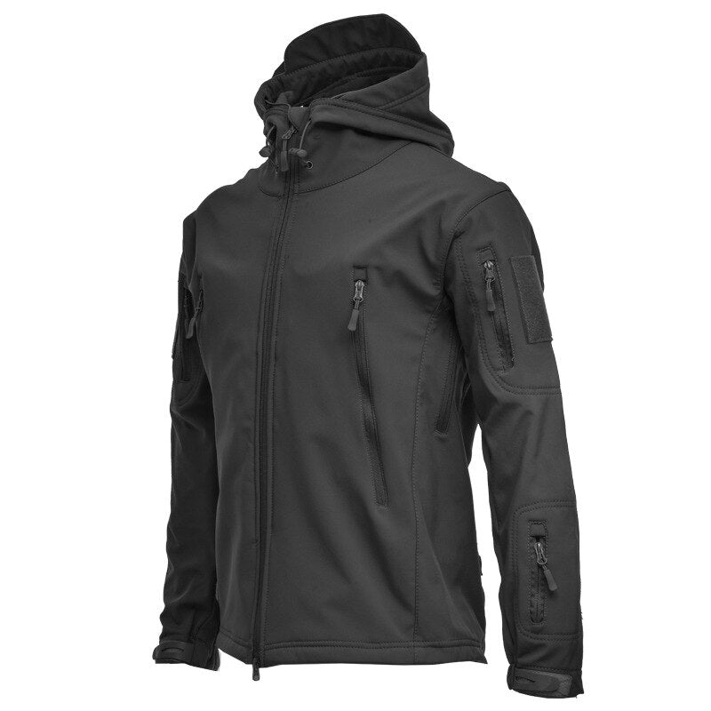 Outdoor Men Waterproof SoftShell Jacket Hunting Windbreaker Ski Coat Hiking Rain Camping