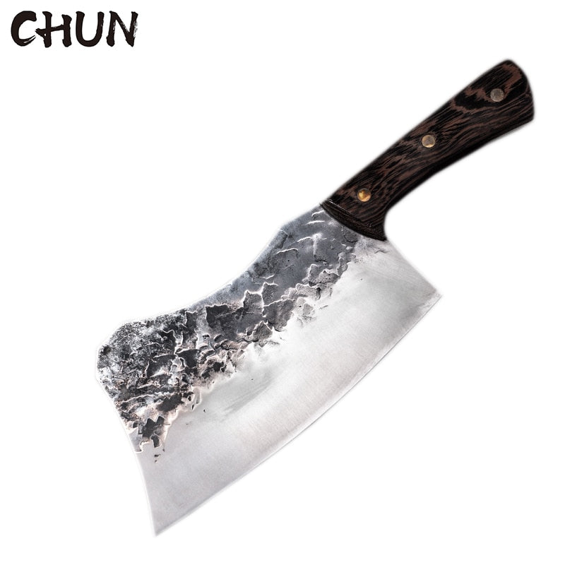 5CR15 Handmade Chopping Cleaver Butcher Knife High Carbon Steel Kitchen Chef Sets Forged