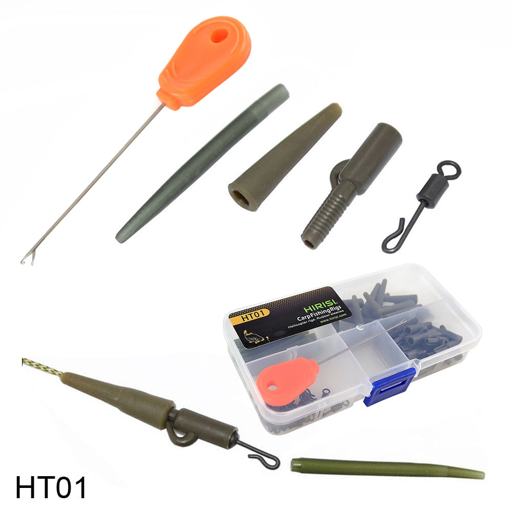 Carp Fishing Safety Lead Clips with Bait Needle Swivel and Snap Terminal Tackle Carp Accessories