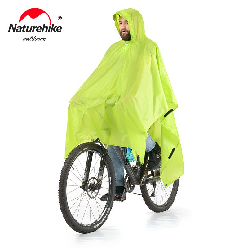 Naturehike Raincoat 3 in 1 Portable Rain Coats Outdoor Waterproof Ultralight Camping Mat Shelter