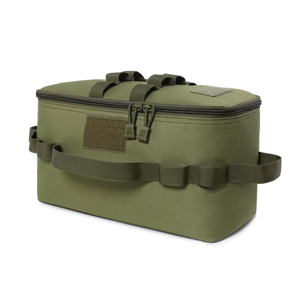 Camp MOLLE Pouch Outdoor Camping Storage Bag Basket Gas Stove Canister Pot Carry Bag