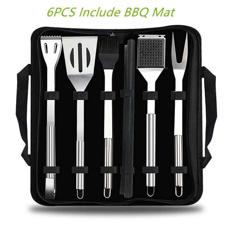 BBQ Tools Set Barbecue Utensil AccessoriesThermometer Barbeque Grilling Outdoor Gril Tools