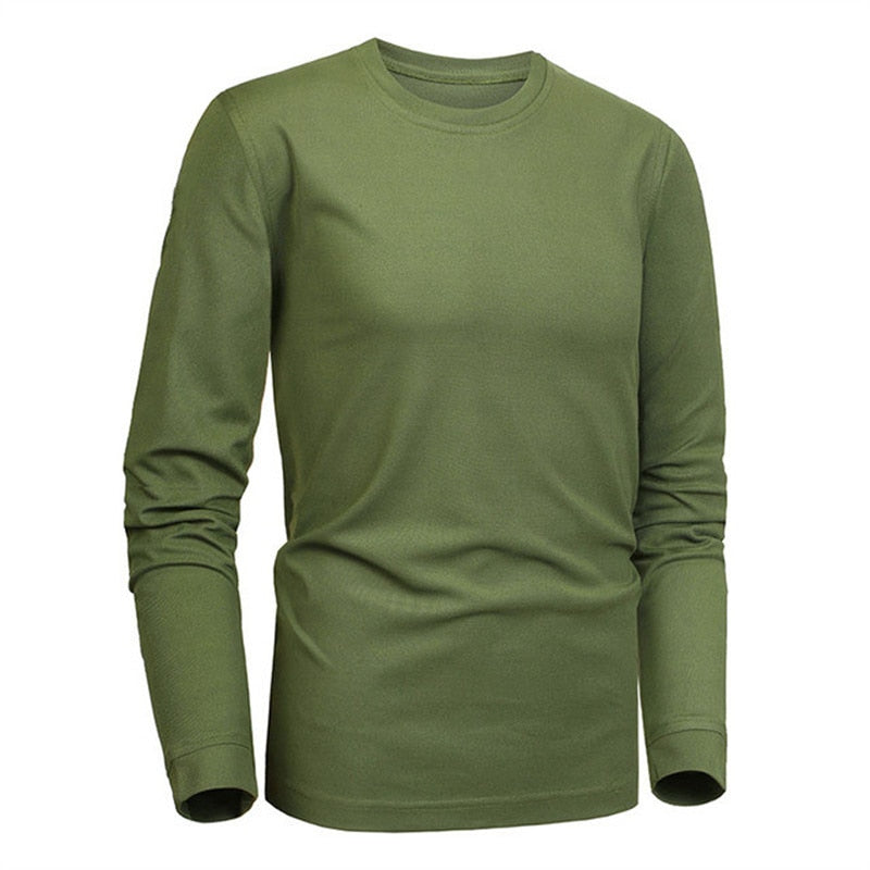 Quick-drying Camouflage Long-sleeved T-shirts Outdoor Breathable Military Tactical