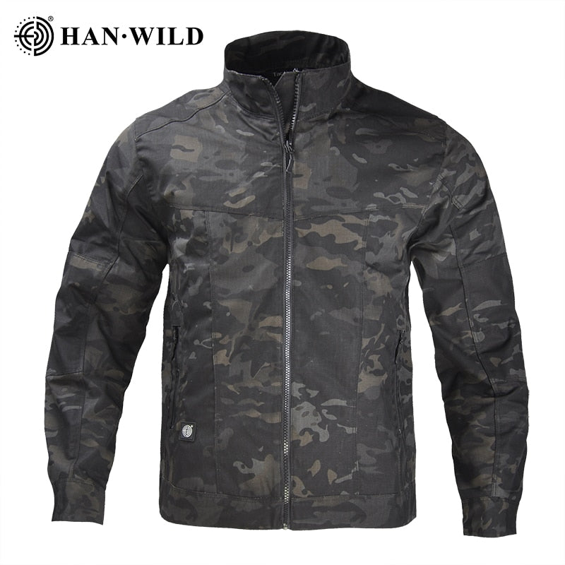 Fashion Military Jacket Men Tactical Waterproof Army Camouflage Hunting Clothes Airsoft