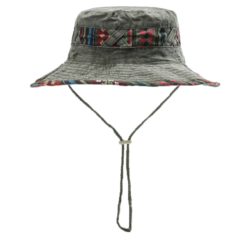 Waterproof Bucket Hat Summer Men Women Boonie Hat Outdoor UV Protection Wide Brim