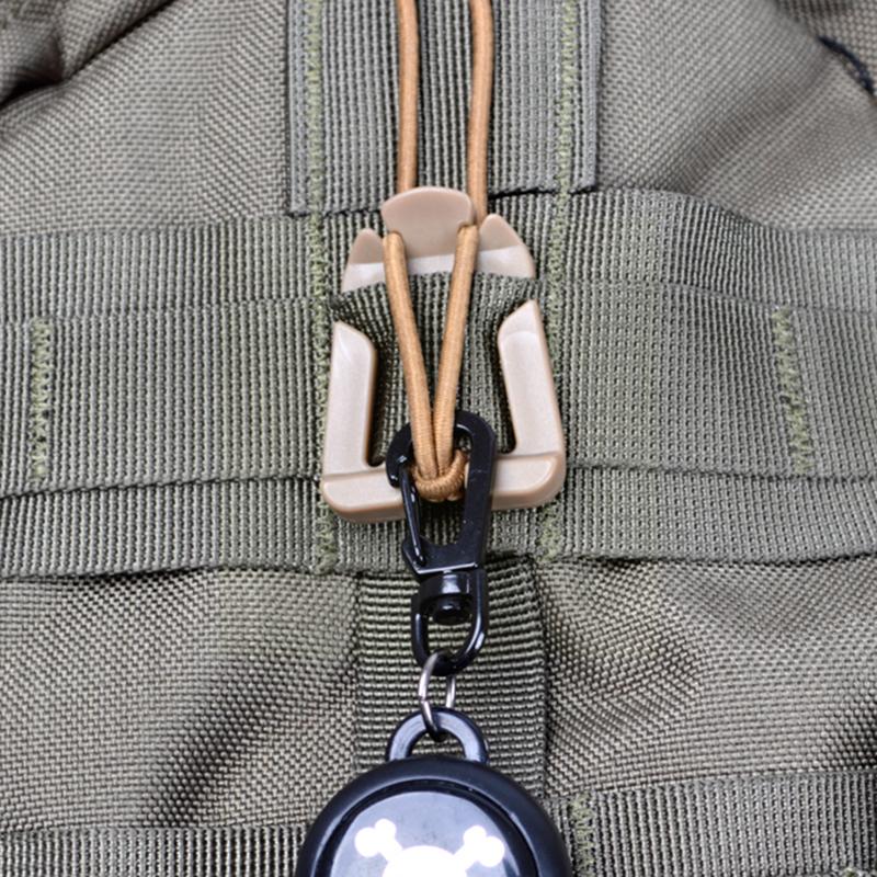 5/1pcs Molle Backpack Buckle Tactical EDC Survival Hanger Tools Gear Hunting Outdoor Carabiner