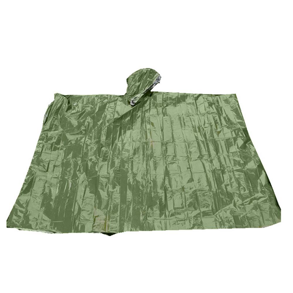 Water Proof Raincoat Aluminum Film Disposable Poncho Cold Insulation Rainwear Equipment