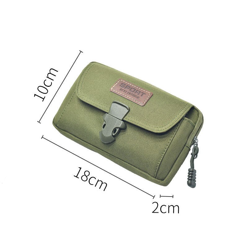 Nylon Tactical Bag Outdoor Molle Military Waist Fanny Pack Men Phone Pouch Camping Purses