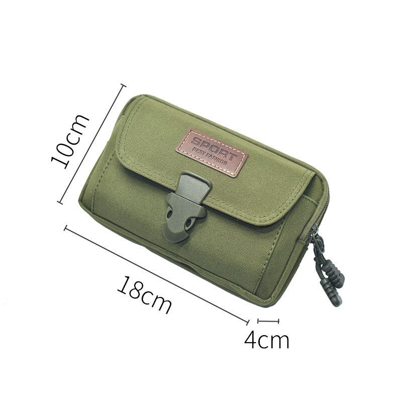 Nylon Tactical Bag Outdoor Molle Military Waist Fanny Pack Men Phone Pouch Camping Purses