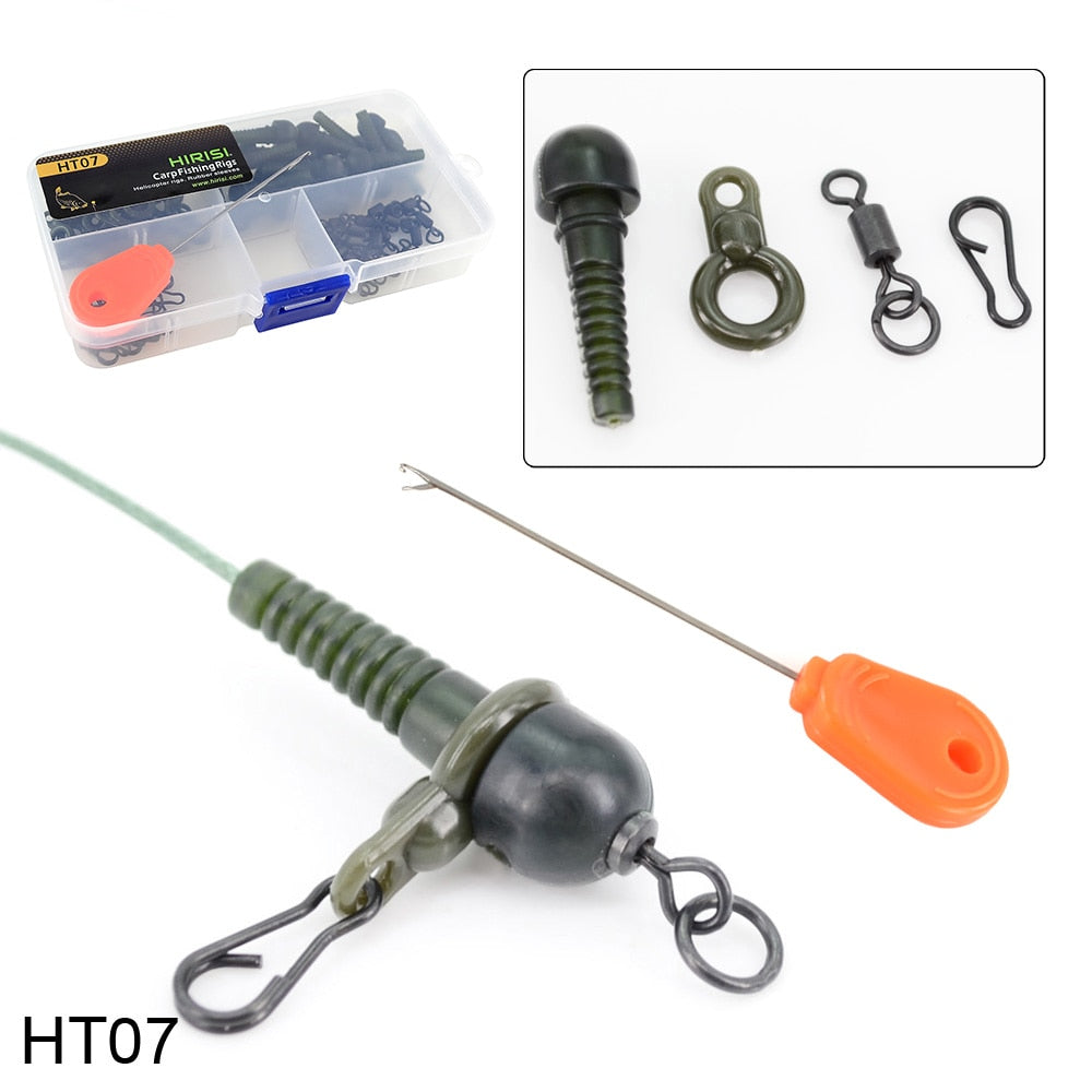 Carp Fishing Safety Lead Clips with Bait Needle Swivel and Snap Terminal Tackle Carp Accessories