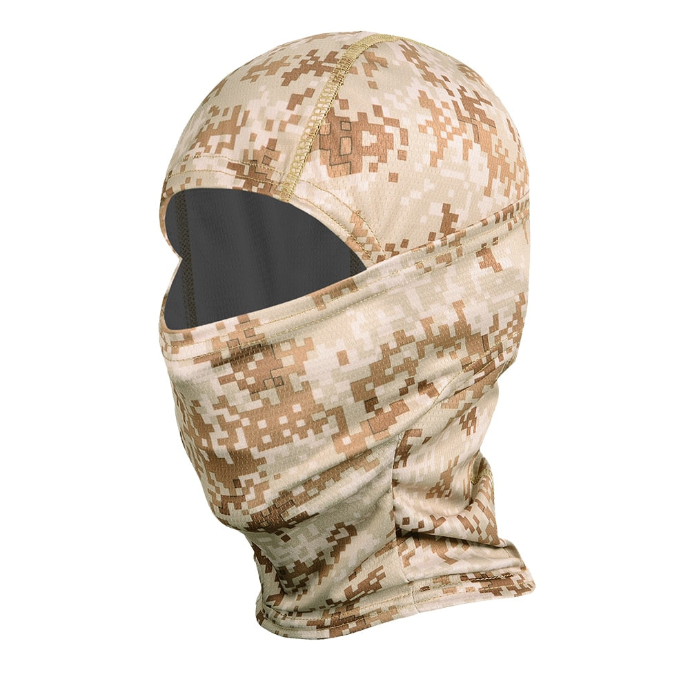 Camouflage Balaclava Full Face Scarf Mask Hiking Cycling Hunting Army Bike Military Head Cover