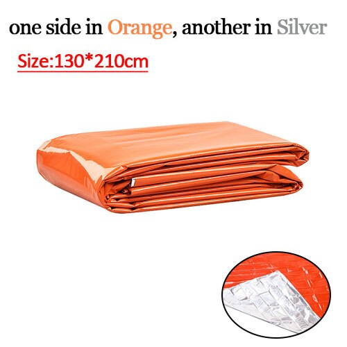 Folding Emergency Blanket Outdoor Survival Rescue Foil Thermal Windproof Keep Warm