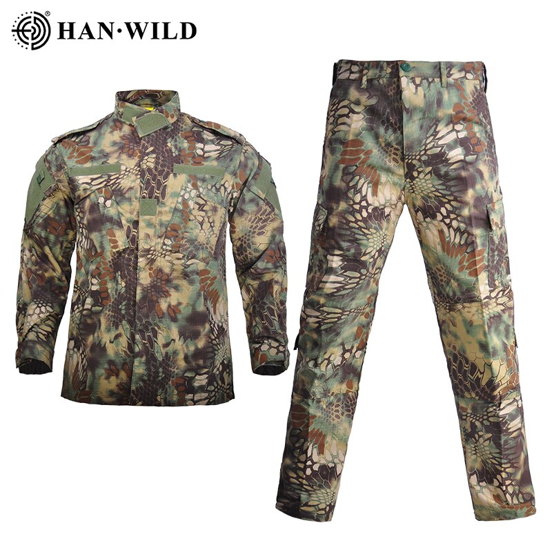 Military Uniform Tactical Airsoft Paintball Hunting Suit Men Clothing Outfit Combat Camouflage