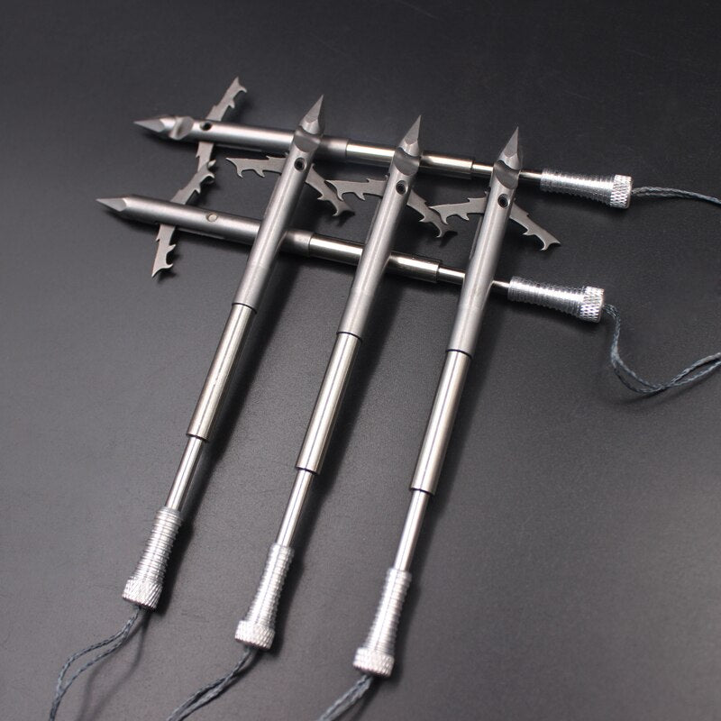 New High Quality Stainless Steel Arrow Bow Missile Sharp Barb Head Shooting Fish Dart Shooting