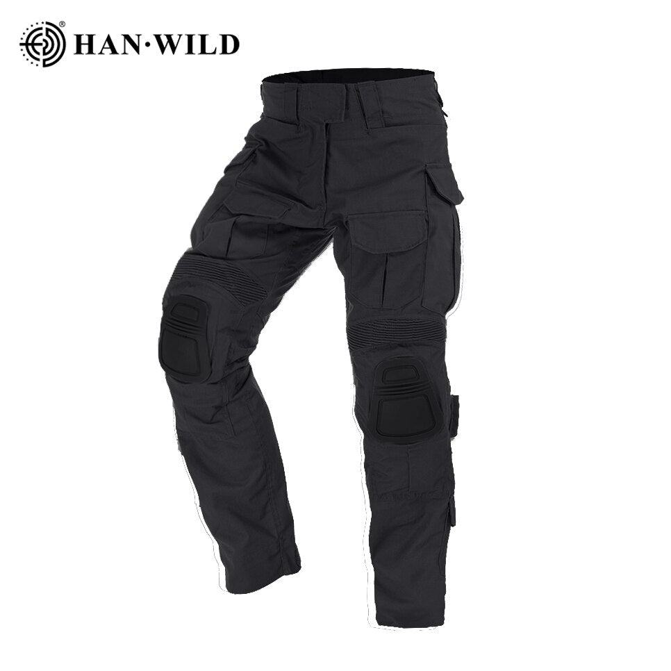 HAN WILD G3 Combat Shirt or Pants with Pads Airsoft Tactical Trouser MultiCam Hunting