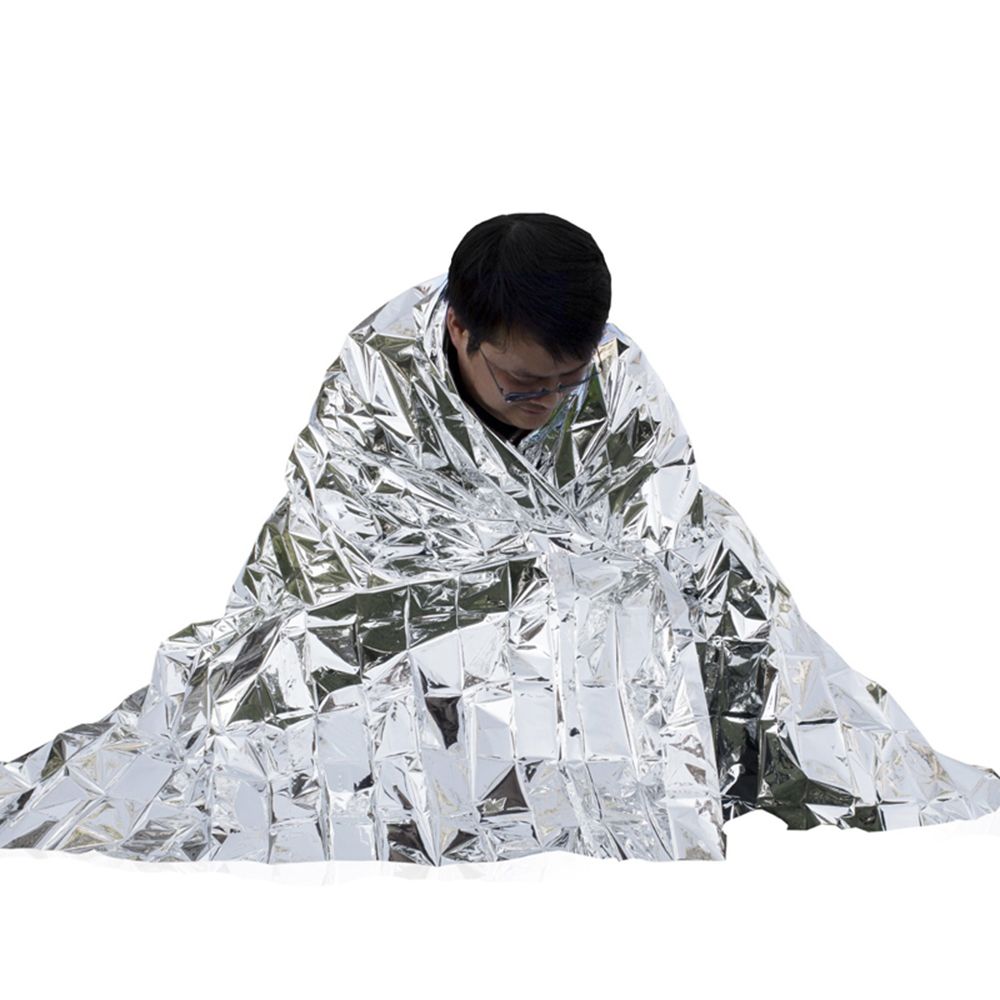 Emergency Blanket Outdoor Survival Windproof  Waterproof Foil Thermal Blanket for Camping