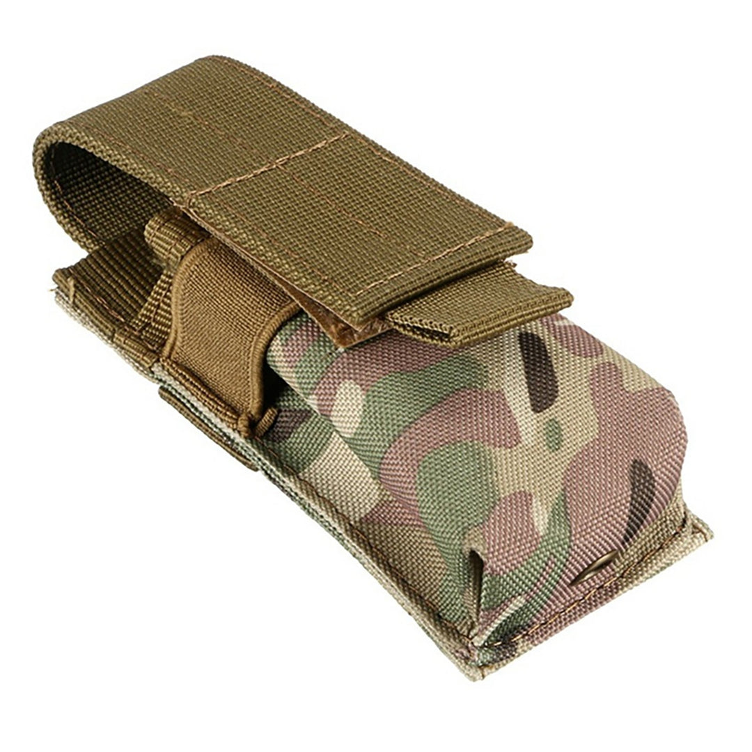 Magazine Pouch Military Single Pistol Mag Bag Molle Flashlight Pouch Torch Holder Case Outdoor