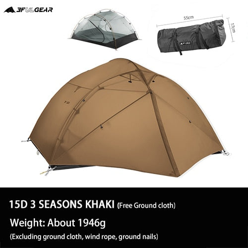 Tent Outdoor Ultralight Hiking Backpacking Hunting Waterproof Tents