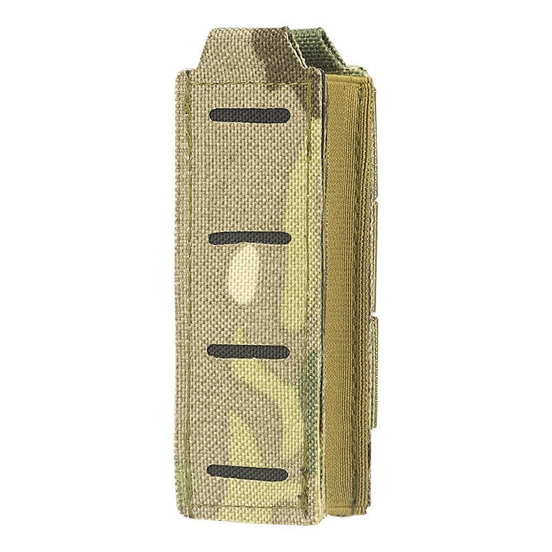 9mm Magazine Pouch Single Mag Holder Military Universal Laser Cut Flashlight Pouch Knife