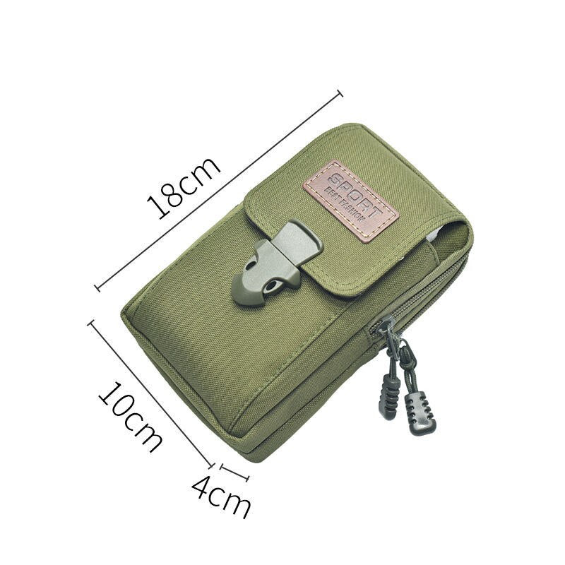 Nylon Tactical Bag Outdoor Molle Military Waist Fanny Pack Men Phone Pouch Camping Purses