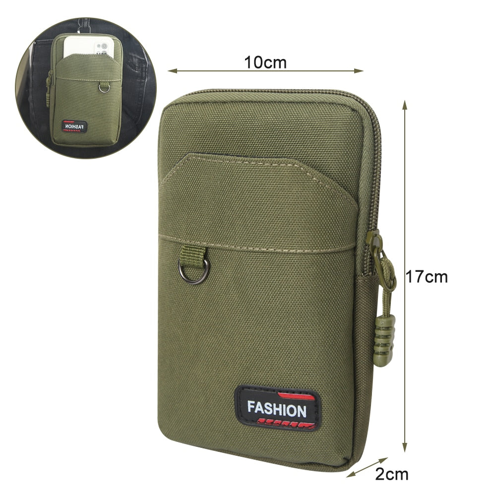 Nylon Tactical Bag Outdoor Molle Military Waist Fanny Pack Men Phone Pouch Camping