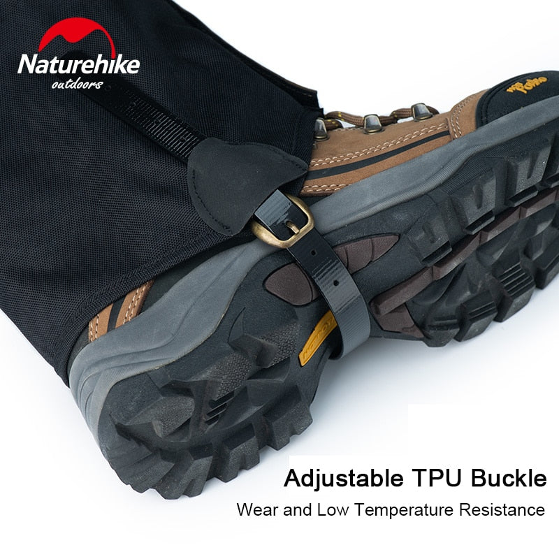 Naturehike outdoor Hiking Trekking Gaiters shoes cover Camping climbing skiing Waterproof boots