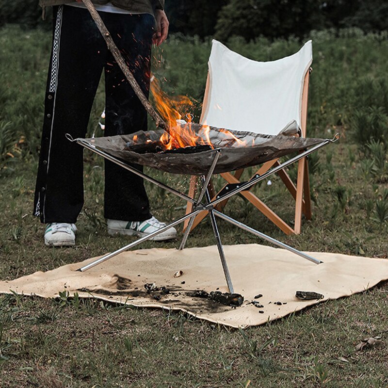 Fireproof Cloth Camping Flame Retardant Insulation Mat Blanket Glass Coated